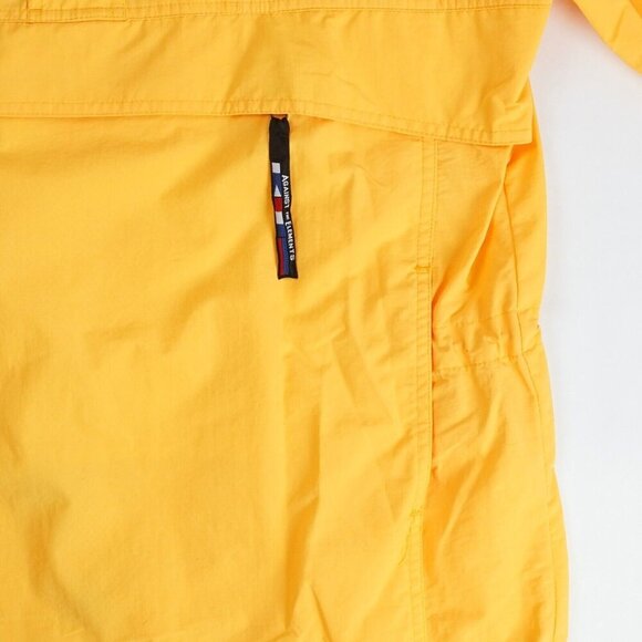 Against The Elements Yellow Hooded Rain Jacket - Men's S - EUC - Picture 3 of 7